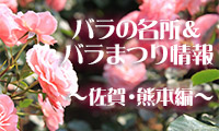 九州・バラの名所＆バラまつり情報！②佐賀・熊本編