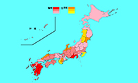 インフルエンザ感染、九州全域で流行中。福岡県は全国２位。